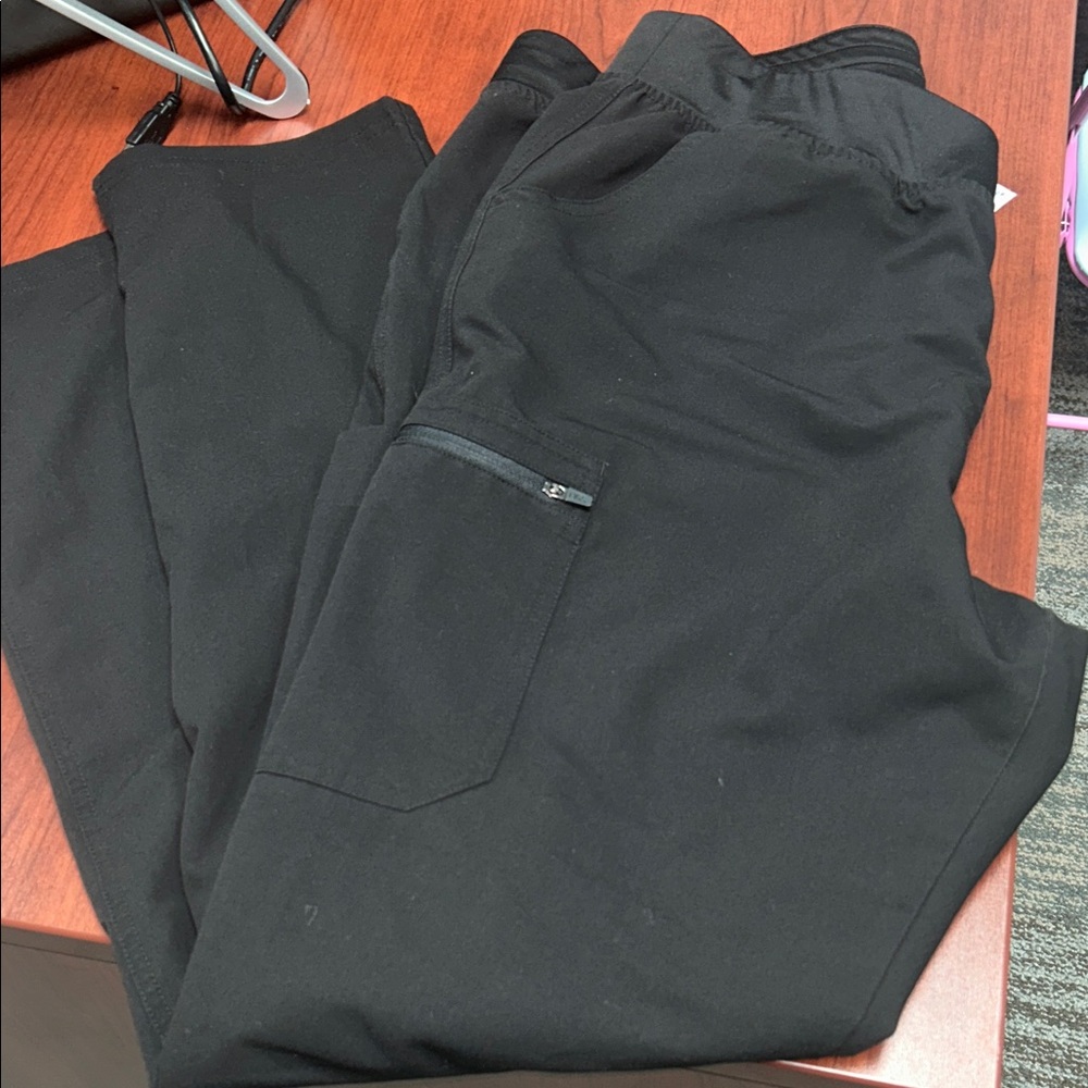 Women’s Figs Black Pants Yola Yoga XL Tall